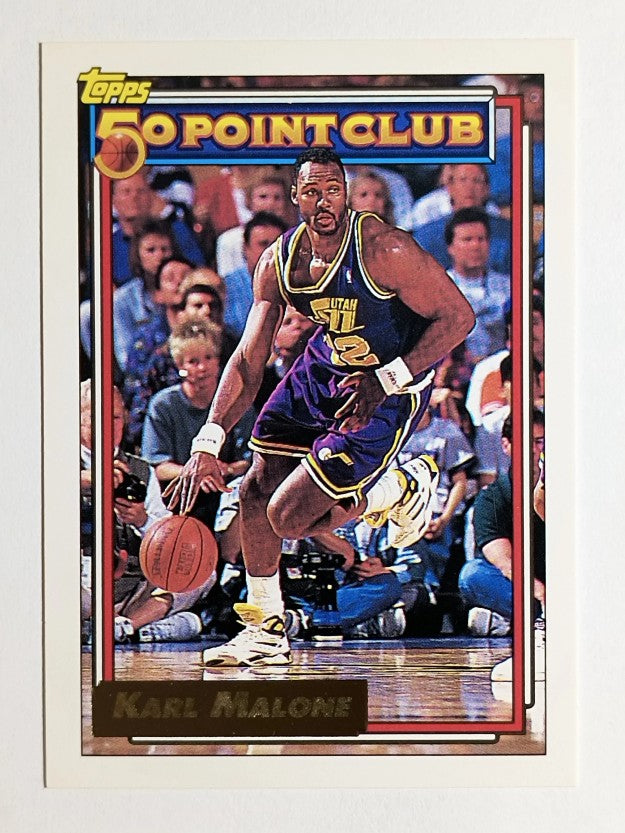 1992-93 Topps Gold #199 Karl Malone 50P