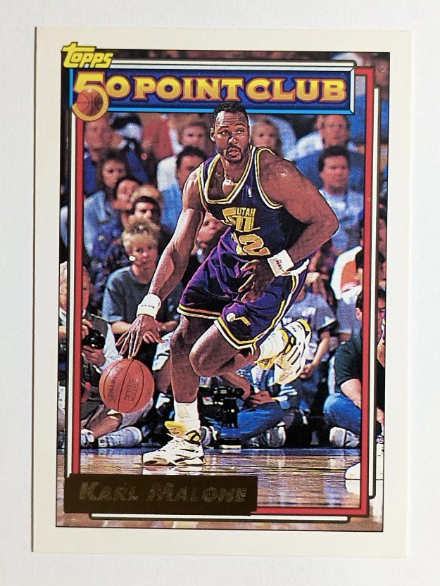 1992-93 Topps Gold #199 Karl Malone 50P (EXMT)