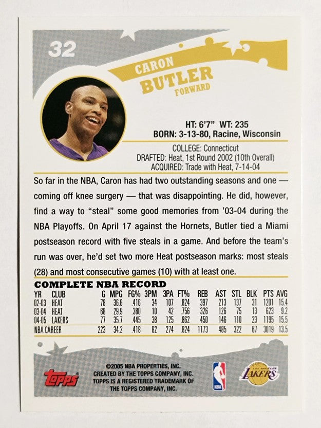 2005-06 Topps #32 Caron Butler