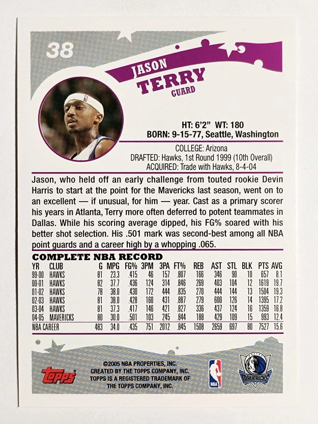 2005-06 Topps #38 Jason Terry