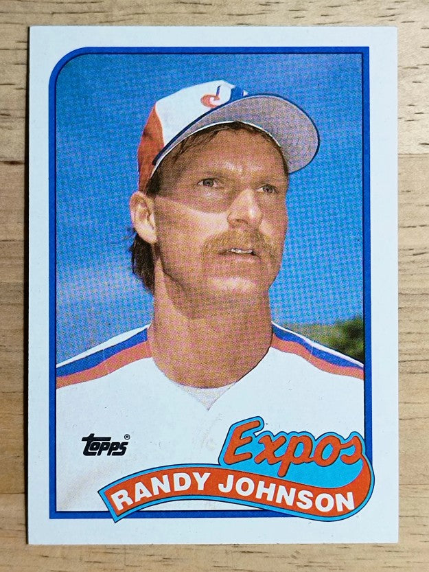 1989 Topps #647 Randy Johnson RC