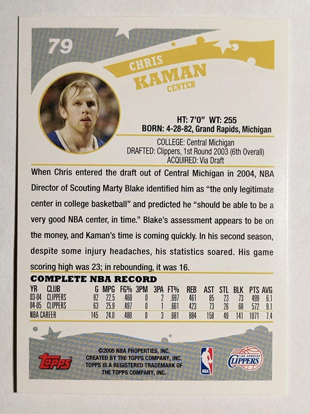 2005-06 Topps #79 Chris Kaman