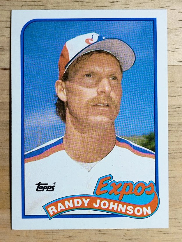 1989 Topps #647 Randy Johnson RC
