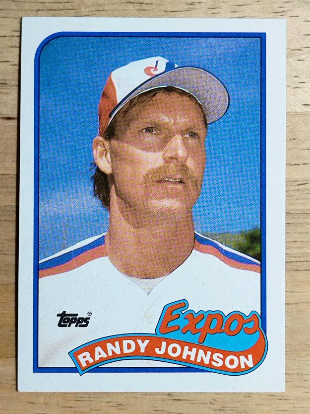 1989 Topps #647 Randy Johnson RC