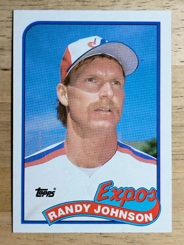 1989 Topps #647 Randy Johnson RC