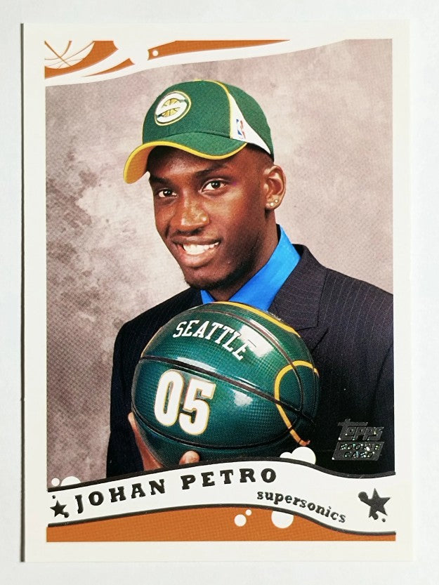 2005-06 Topps #245 Johan Petro RC