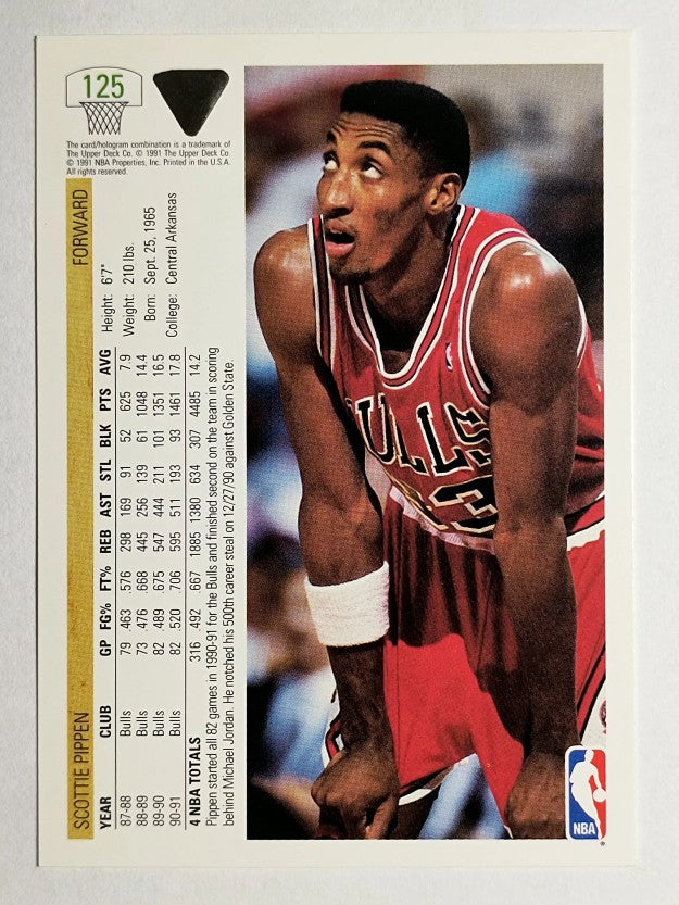 1991-92 Upper Deck #125 Scottie Pippen