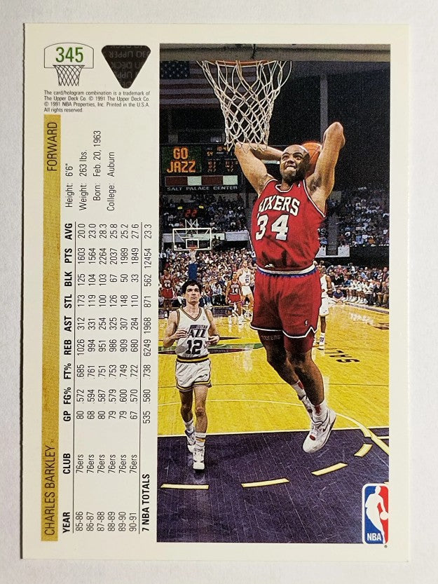 1991-92 Upper Deck #345 Charles Barkley