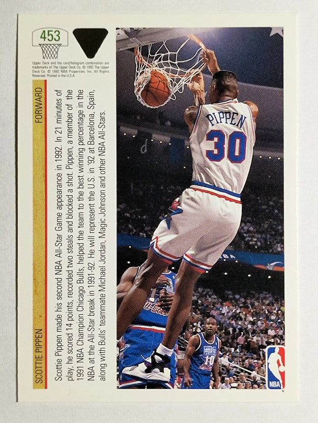 1991-92 Upper Deck #453 Scottie Pippen AS