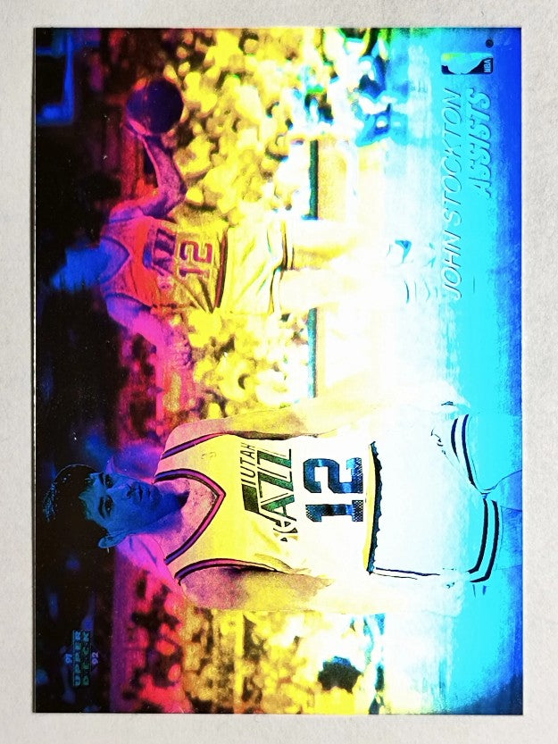 1991-92 Upper Deck Award Winner Holograms #AW3 John Stockton/Assists Leader