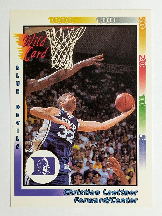 1991-92 Wild Card Redemption Prototypes #P5 Christian Laettner