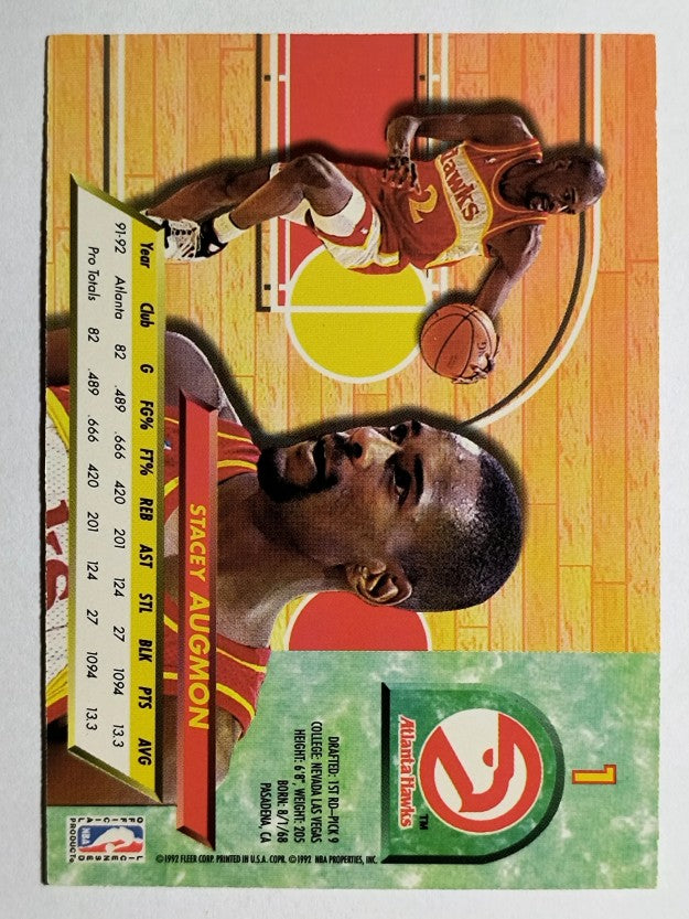 1992-93 Ultra #1 Stacey Augmon