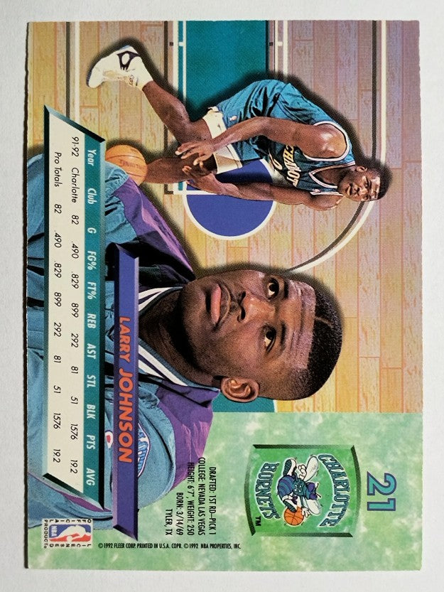 1992-93 Ultra #21 Larry Johnson