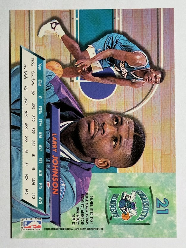 1992-93 Ultra #21 Larry Johnson