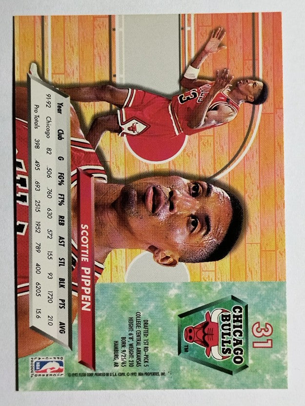 1992-93 Ultra #31 Scottie Pippen