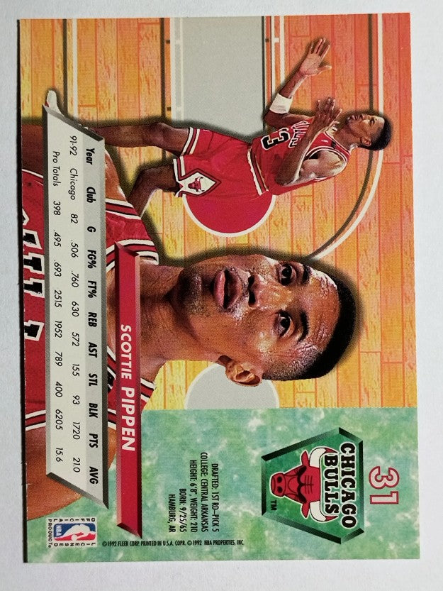 1992-93 Ultra #31 Scottie Pippen