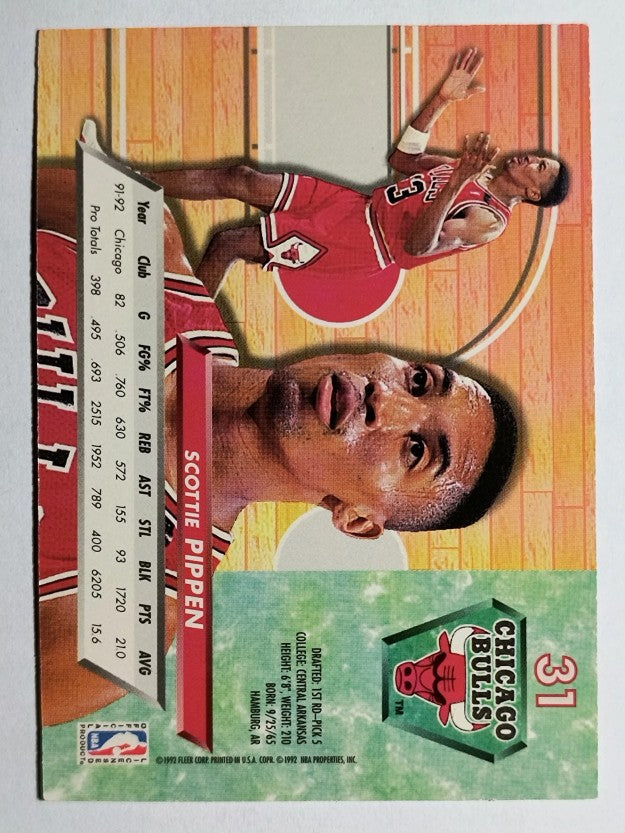 1992-93 Ultra #31 Scottie Pippen