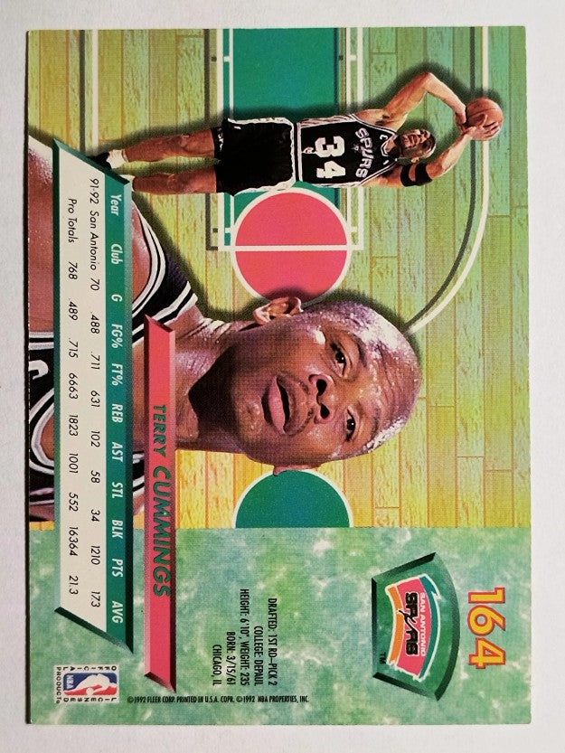 1992-93 Ultra #164 Terry Cummings