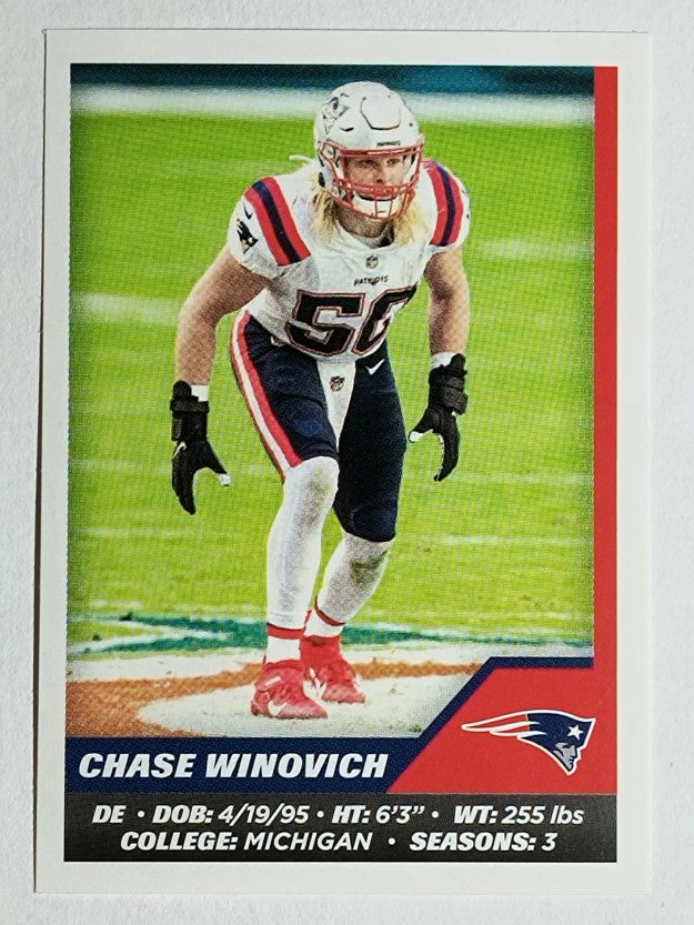 2021 Panini Stickers #81 Chase Winovich