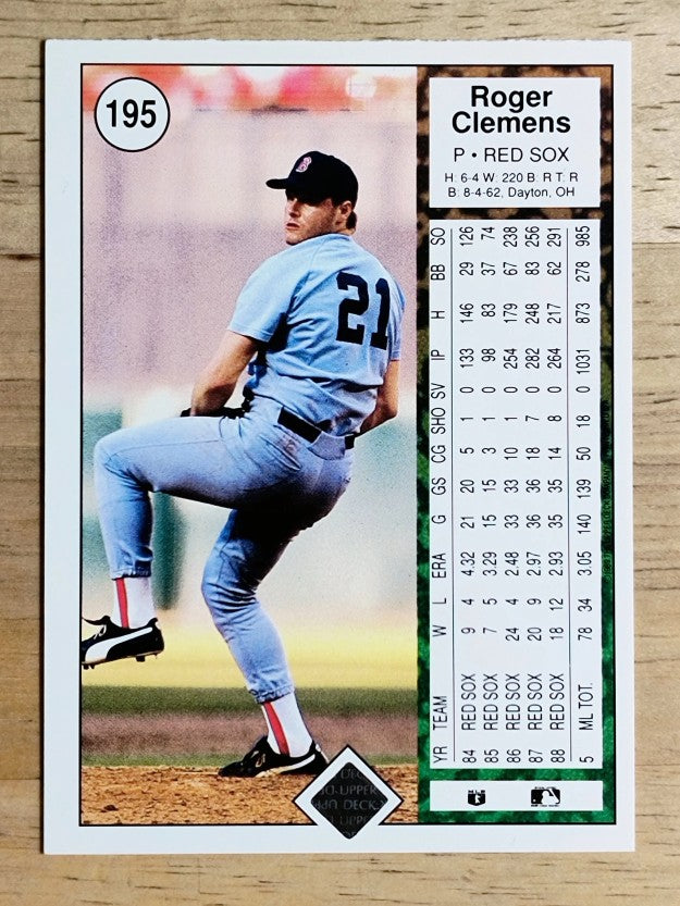 1989 Upper Deck #195 Roger Clemens