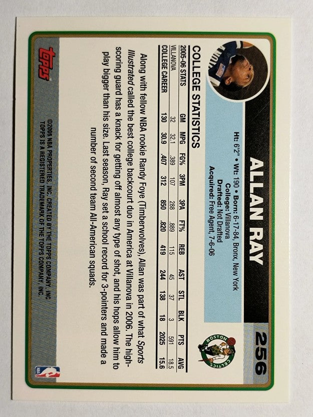 2006-07 Topps #256 Allan Ray RC