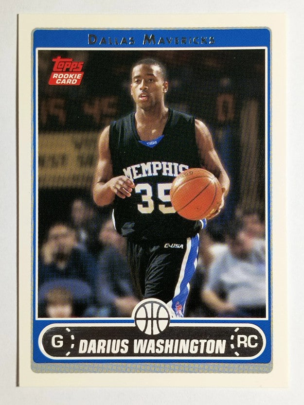2006-07 Topps #258 Darius Washington RC