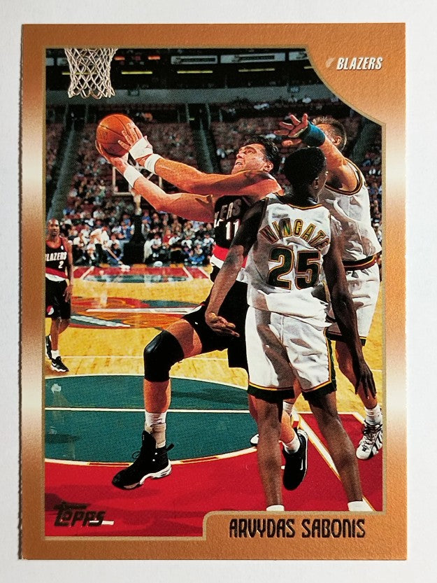 1998-99 Topps #16 Arvydas Sabonis