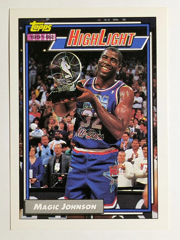 1992-93 Topps #2 Magic Johnson HL