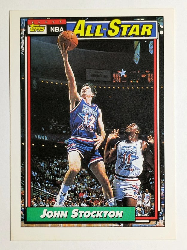 1992-93 Topps #101 John Stockton AS (NM)