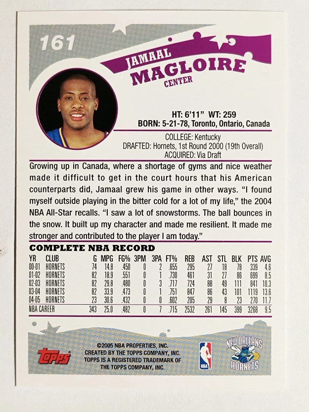 2005-06 Topps #161 Jamaal Magloire