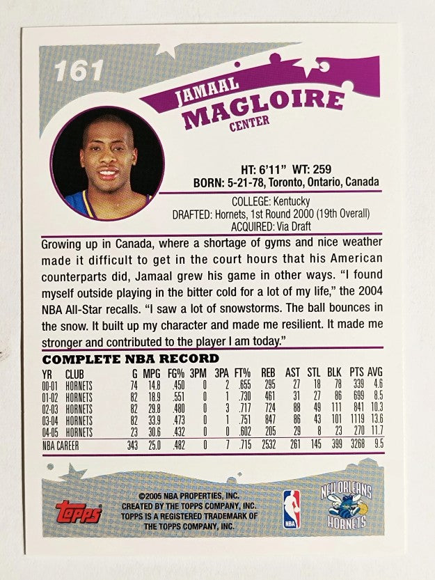 2005-06 Topps #161 Jamaal Magloire