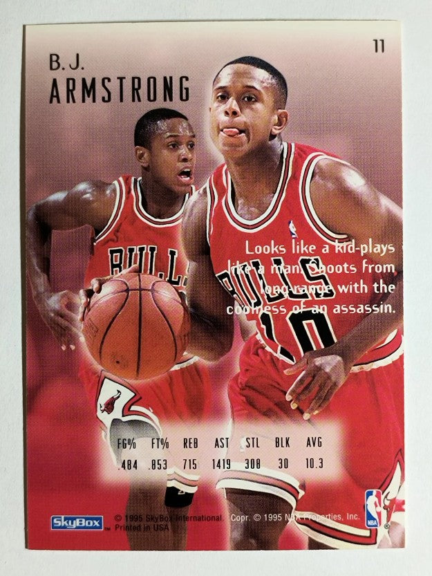 1994-95 Emotion #11 B.J. Armstrong