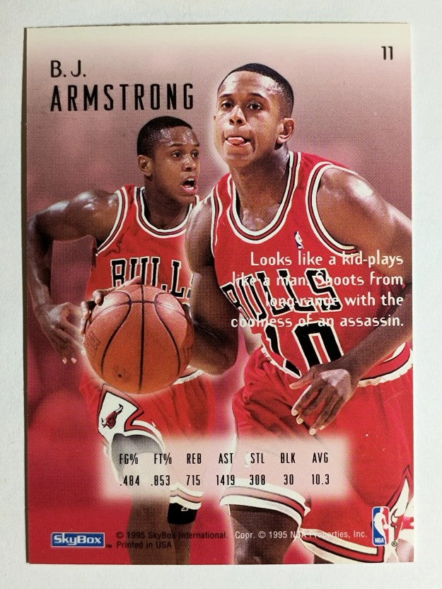 1994-95 Emotion #11 B.J. Armstrong