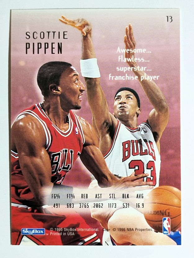 1994-95 Emotion #13 Scottie Pippen