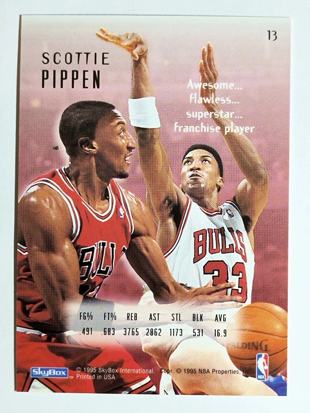 1994-95 Emotion #13 Scottie Pippen