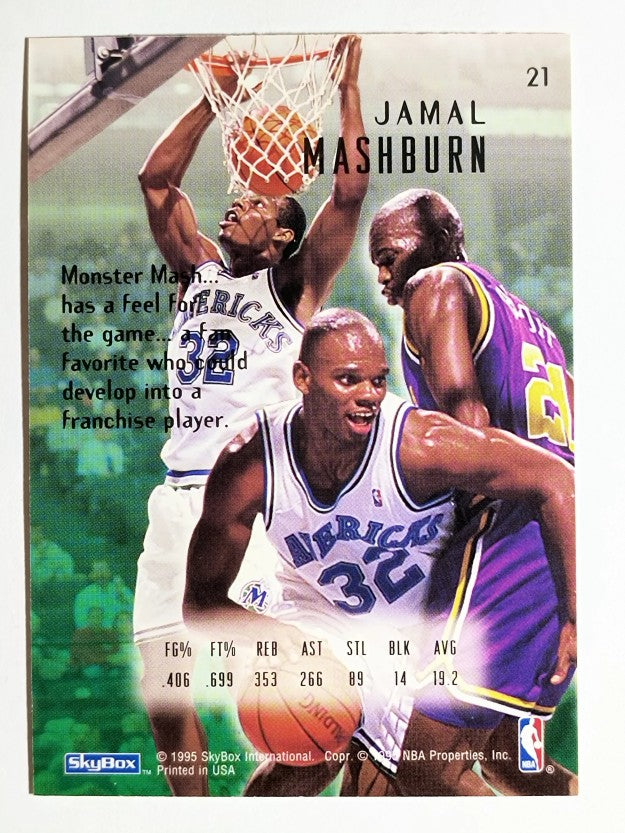 1994-95 Emotion #21 Jamal Mashburn