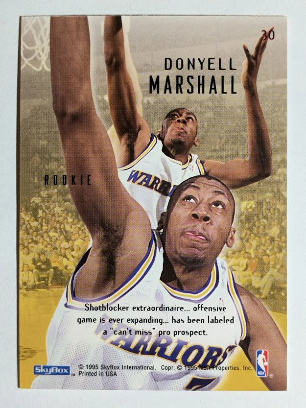 1994-95 Emotion #30 Donyell Marshall RC