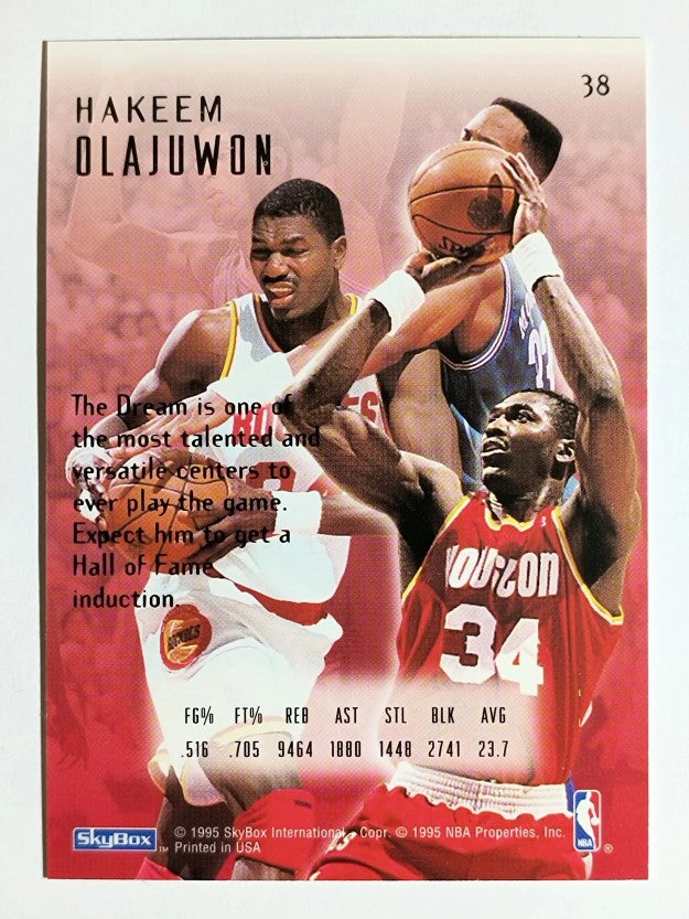 1994-95 Emotion #38 Hakeem Olajuwon