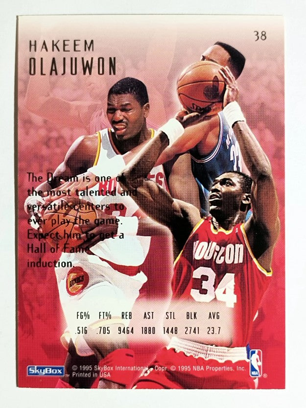 1994-95 Emotion #38 Hakeem Olajuwon