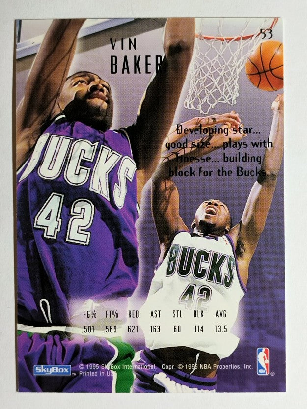 1994-95 Emotion #53 Vin Baker