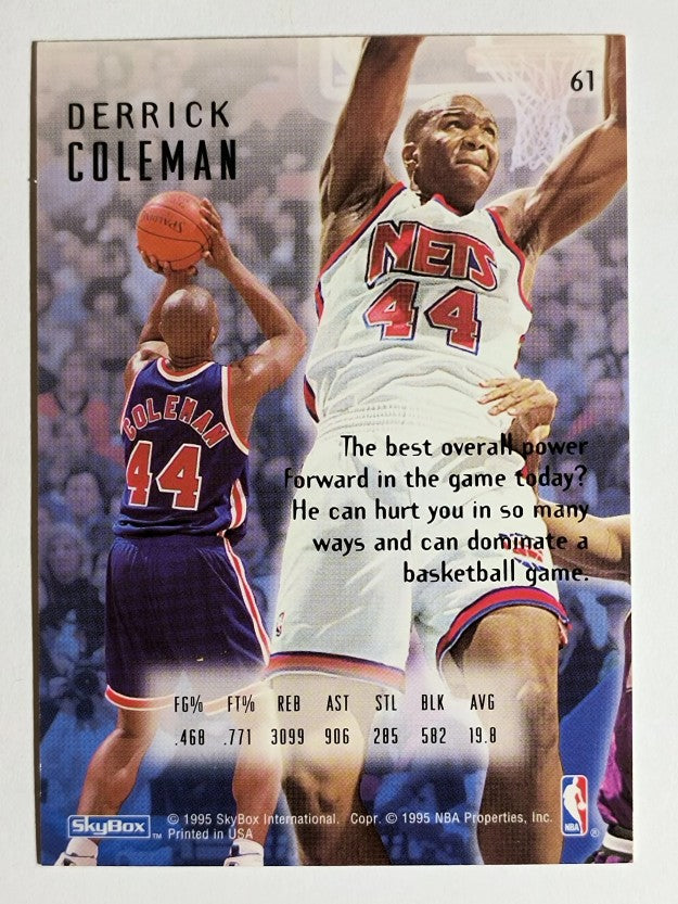 1994-95 Emotion #61 Derrick Coleman
