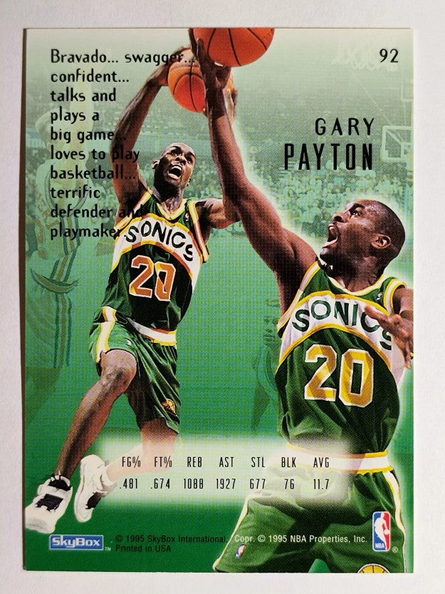 1994-95 Emotion #92 Gary Payton
