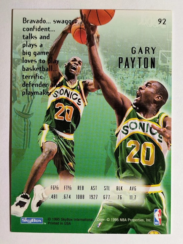 1994-95 Emotion #92 Gary Payton