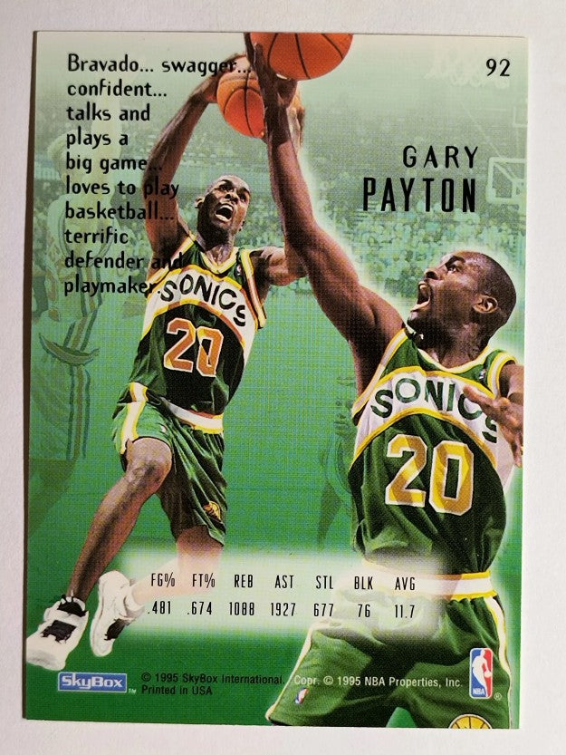 1994-95 Emotion #92 Gary Payton