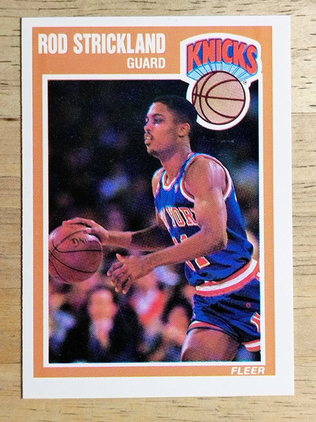 1989-90 Fleer #104 Rod Strickland RC