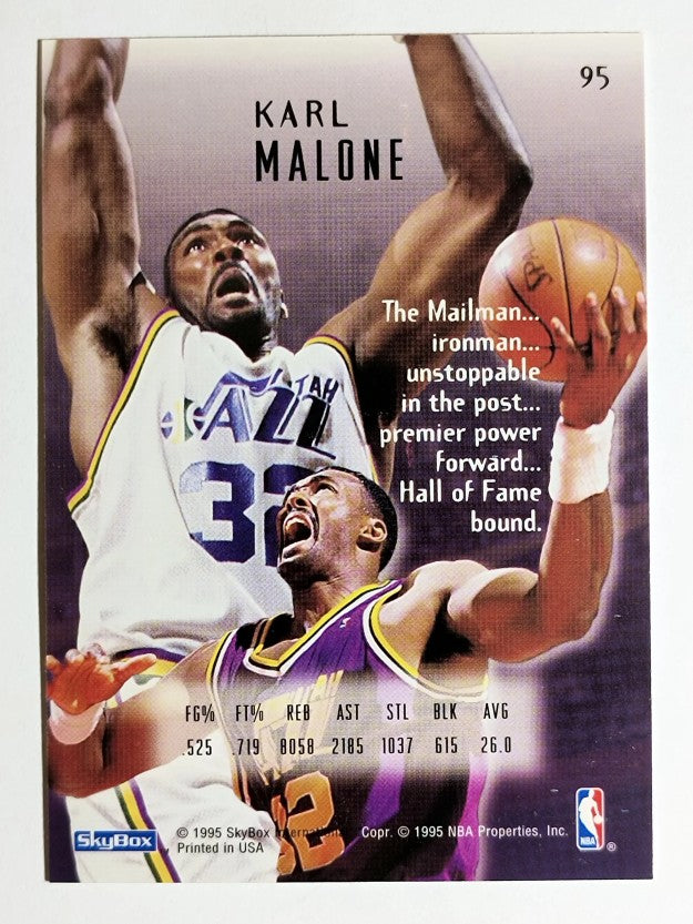 1994-95 Emotion #95 Karl Malone