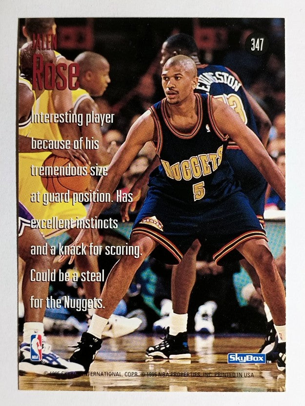 1994-95 SkyBox Premium #347 Jalen Rose SPI
