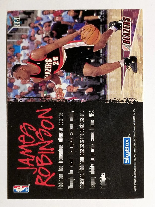 1994-95 SkyBox Premium Ragin' Rookies #RR20 James Robinson