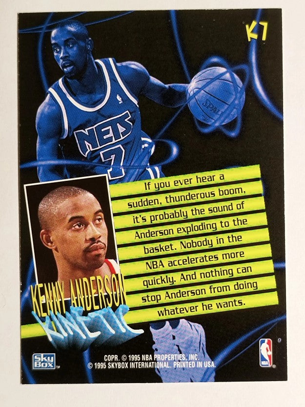 1995-96 SkyBox Premium Kinetic #K7 Kenny Anderson