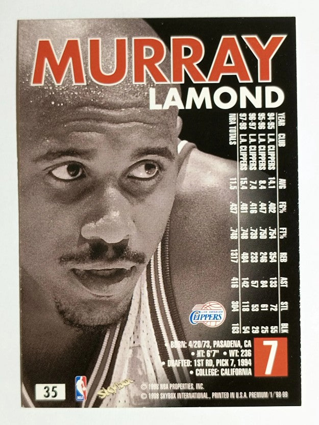 1998-99 SkyBox Premium #35 Lamond Murray